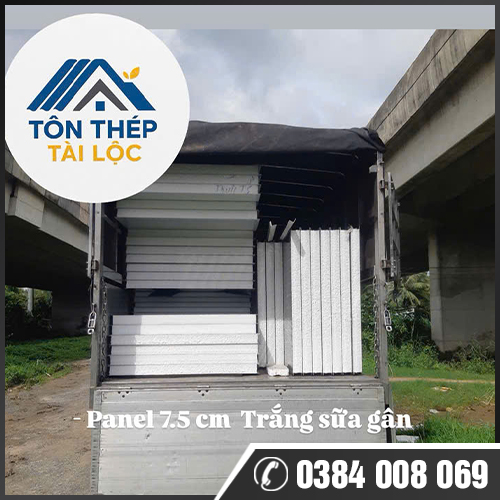 Panel 7.5cm Trắng Sữa Gân