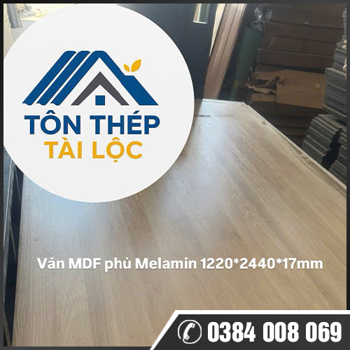 Ván MDF Phủ Melamin 1220x2440x17mm