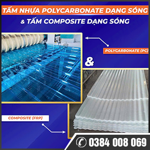 Tấm Nhựa Poly Dạng Sóng